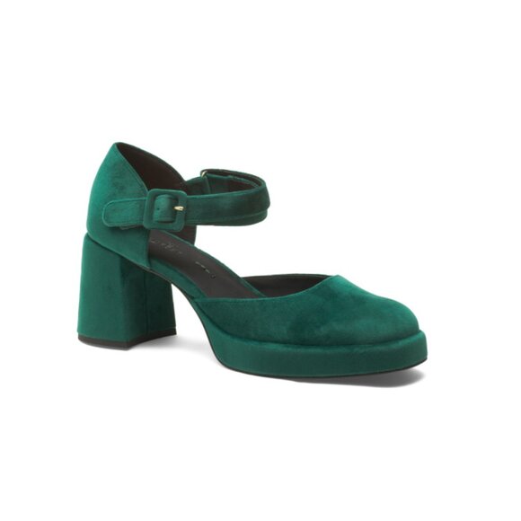 NAKED FEET Emerald Estonia Heels - Picture 1 of 2